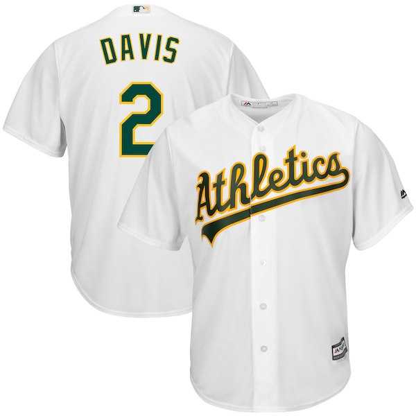 Athletics 2 Khris Davis White Cool Base Jersey Dzhi,We sell and wholesale Athletics 2 Khris Davis White Cool Base Jersey Dzhi on line form chian!